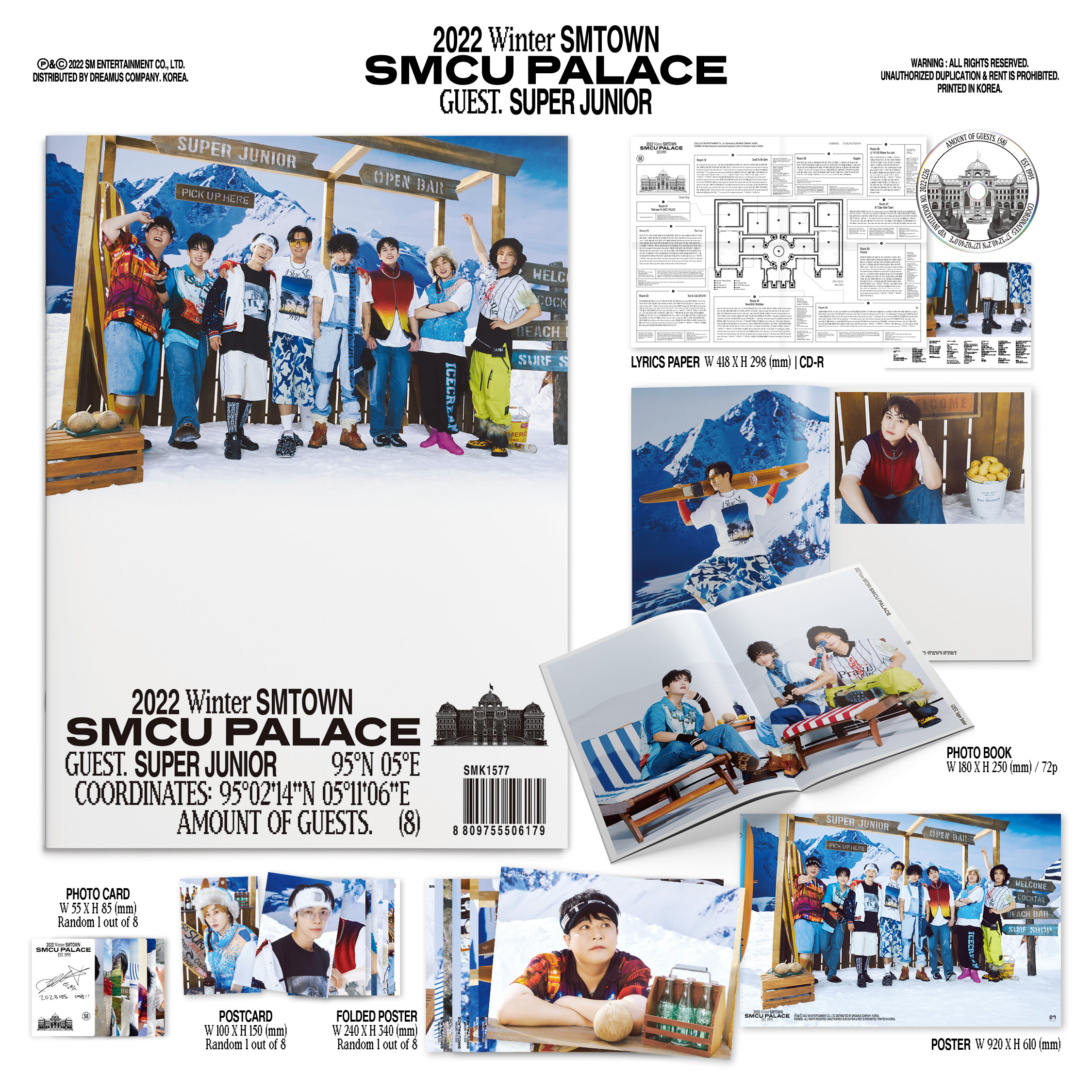 SUPER JUNIOR 直筆サイン「2022 Winter SMTOWN」 ktown4u.com : Super Junior - 2022 Winter SMTOWN : 2022 Winter